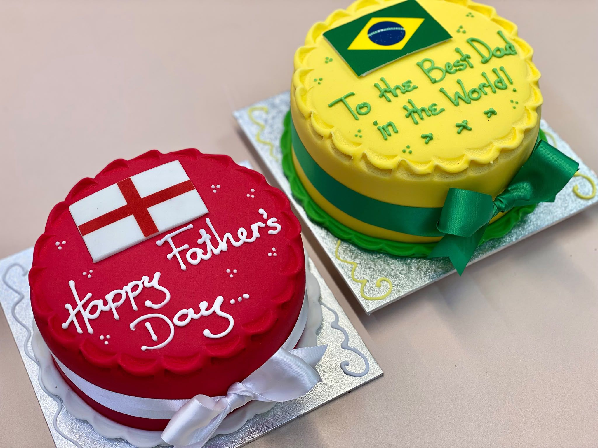 Fathers Day Football themed Cake