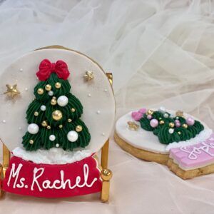 Personalised Snow Globe Biscuit