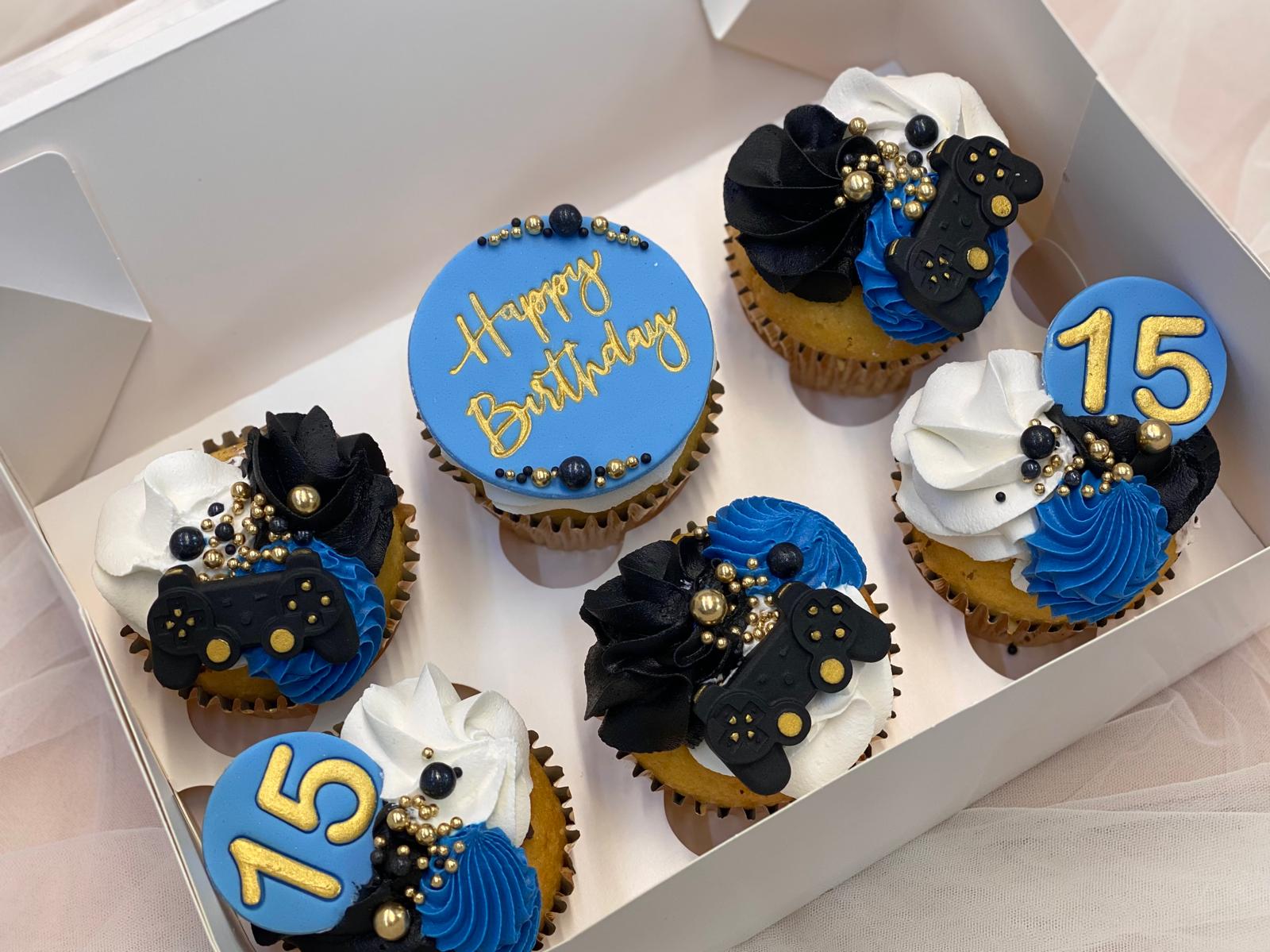 Gaming theme cupcakes