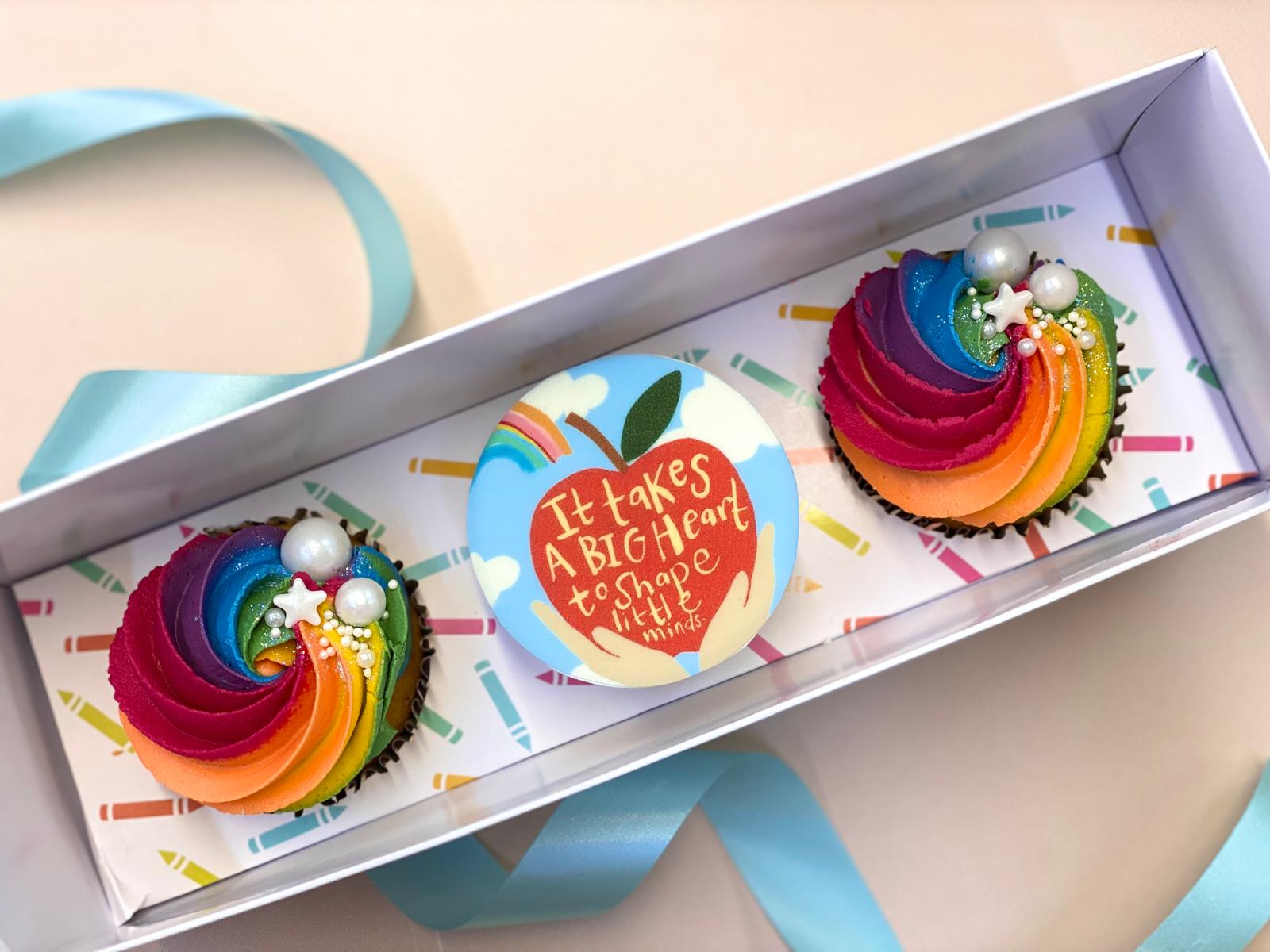 Teachers Gift Boxes Cupcakes